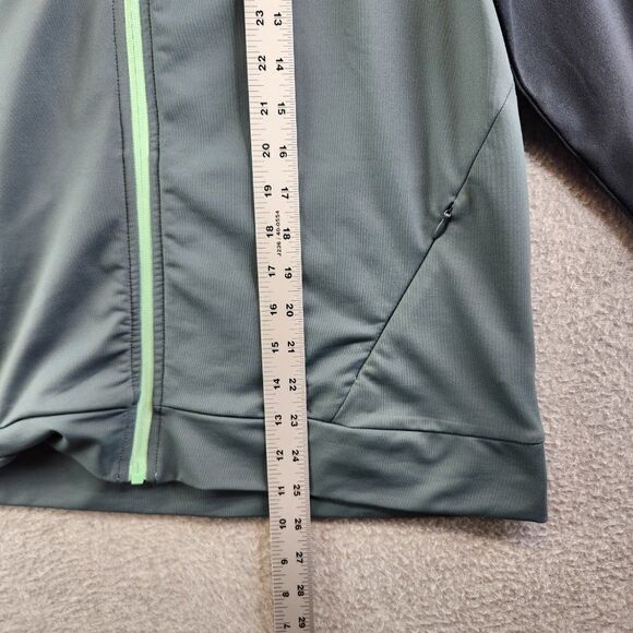 Fabletics Jacket Womens XXL Black Full Zip Stretch Mock Neck - Picture 13 of 16